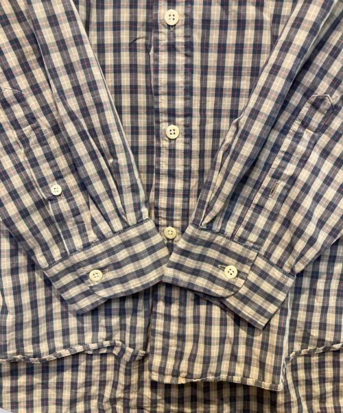 J.CREW（ジェイクルー）J.CREW (ジェイクルー) ボタンダウンチェックシャツ/00’S/巨人タグ ベージュ サイズ:Mの古着・服飾アイテム