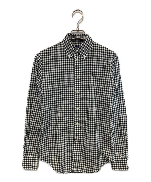 RALPH LAUREN（ラルフローレン）RALPH LAUREN (ラルフローレン) ボタンダウンシャツ ブラック×ホワイトの古着・服飾アイテム