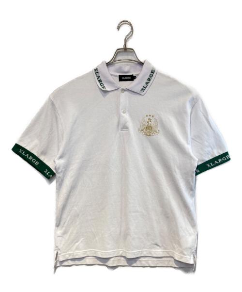 X-LARGE（エクストララージ）X-LARGE (エクストララージ) ポロシャツ ホワイト サイズ:Mの古着・服飾アイテム