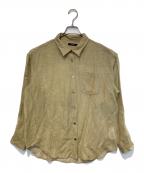 JOURNAL STANDARDジャーナルスタンダード）の古着「シアーリネンカールマイヤーシャツ」｜ベージュ