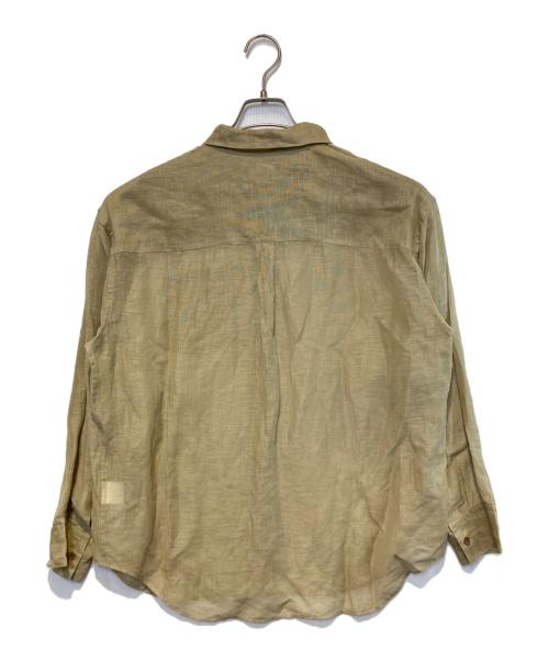 JOURNAL STANDARD（ジャーナルスタンダード）JOURNAL STANDARD (ジャーナルスタンダード) シアーリネンカールマイヤーシャツ ベージュ サイズ:Freeの古着・服飾アイテム
