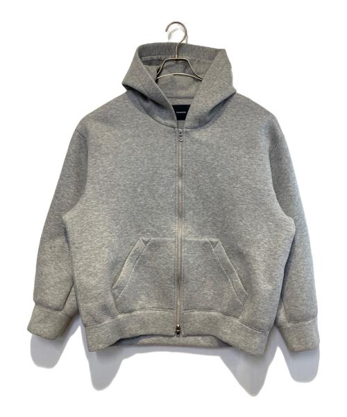 FRAMeWORK（フレームワーク）FRAMeWORK (フレームワーク) ダンボールボンディングフーディブルゾン グレー サイズ:Freeの古着・服飾アイテム