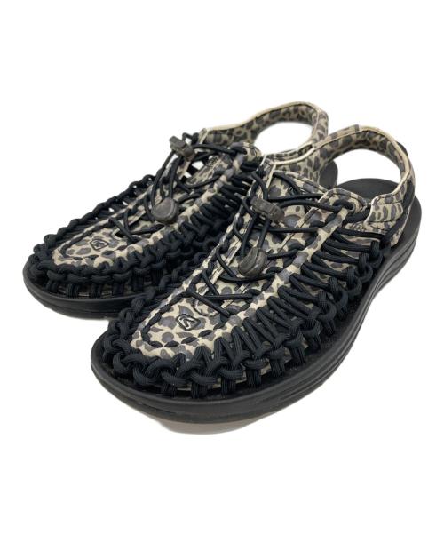 KEEN（キーン）KEEN (キーン) green label relaxing (グリーンレーベルリラクシング) UNEEK ベージュ×ブラック サイズ:US7.5の古着・服飾アイテム