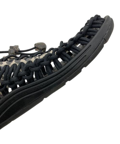 KEEN（キーン）KEEN (キーン) green label relaxing (グリーンレーベルリラクシング) UNEEK ベージュ×ブラック サイズ:US7.5の古着・服飾アイテム