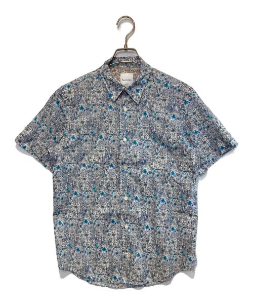 PAUL SMITH（ポールスミス）PAUL SMITH (ポールスミス) Garden Floral S/S Shirt ブルー サイズ:Sの古着・服飾アイテム