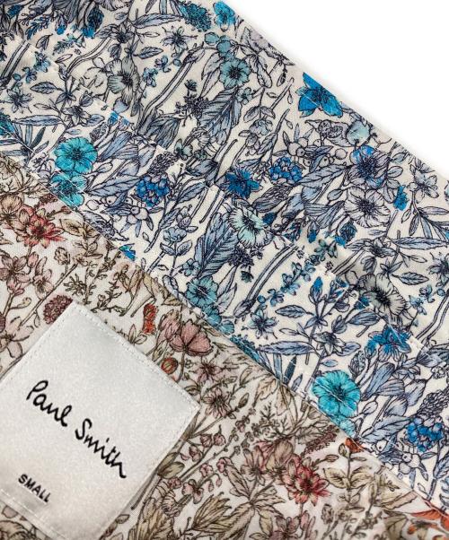 PAUL SMITH（ポールスミス）PAUL SMITH (ポールスミス) Garden Floral S/S Shirt ブルー サイズ:Sの古着・服飾アイテム