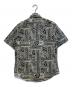 Paul Smith COLLECTION (ポールスミス コレクション) フレットワークプリントシャツ ブラック×ホワイト サイズ:S：7000円