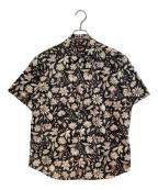 Paul Smith COLLECTIONポールスミス コレクション）の古着「フラワープリントS/Sシャツ」｜ブラック