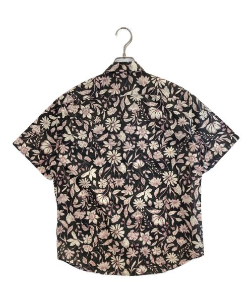 Paul Smith COLLECTION（ポールスミス コレクション）Paul Smith COLLECTION (ポールスミス コレクション) フラワープリントS/Sシャツ ブラック サイズ:Sの古着・服飾アイテム