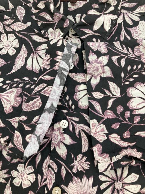 Paul Smith COLLECTION（ポールスミス コレクション）Paul Smith COLLECTION (ポールスミス コレクション) フラワープリントS/Sシャツ ブラック サイズ:Sの古着・服飾アイテム