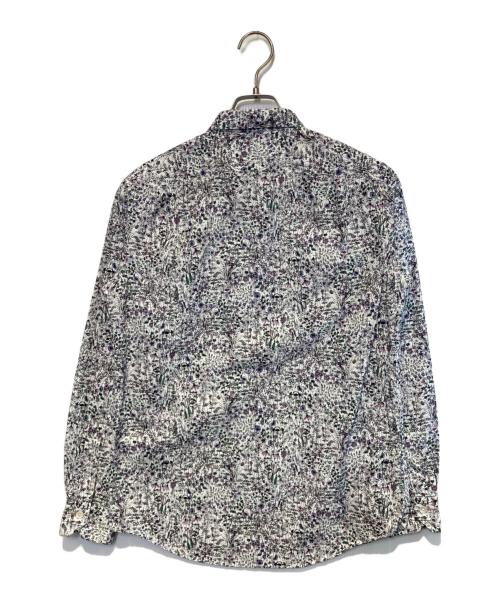 PAUL SMITH（ポールスミス）PAUL SMITH (ポールスミス) Sketch Floral カジュアルシャツ パープル×ホワイト サイズ:Sの古着・服飾アイテム