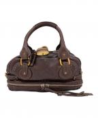 Chloeクロエ）の古着「パディントンレザーハンドバッグ」｜ブラウン