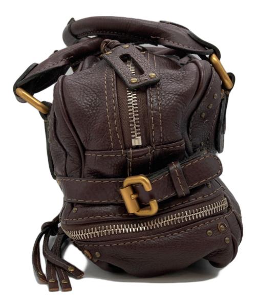 Chloe（クロエ）Chloe (クロエ) パディントンレザーハンドバッグ ブラウンの古着・服飾アイテム