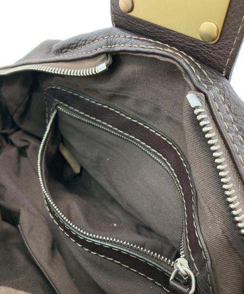 Chloe（クロエ）Chloe (クロエ) パディントンレザーハンドバッグ ブラウンの古着・服飾アイテム
