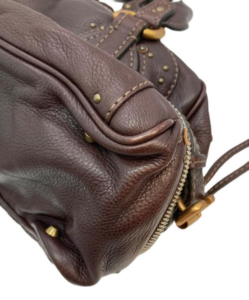 Chloe（クロエ）Chloe (クロエ) パディントンレザーハンドバッグ ブラウンの古着・服飾アイテム