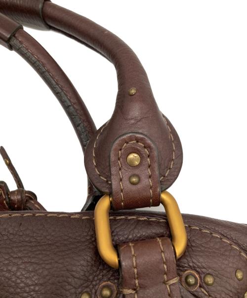 Chloe（クロエ）Chloe (クロエ) パディントンレザーハンドバッグ ブラウンの古着・服飾アイテム
