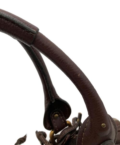 Chloe（クロエ）Chloe (クロエ) パディントンレザーハンドバッグ ブラウンの古着・服飾アイテム