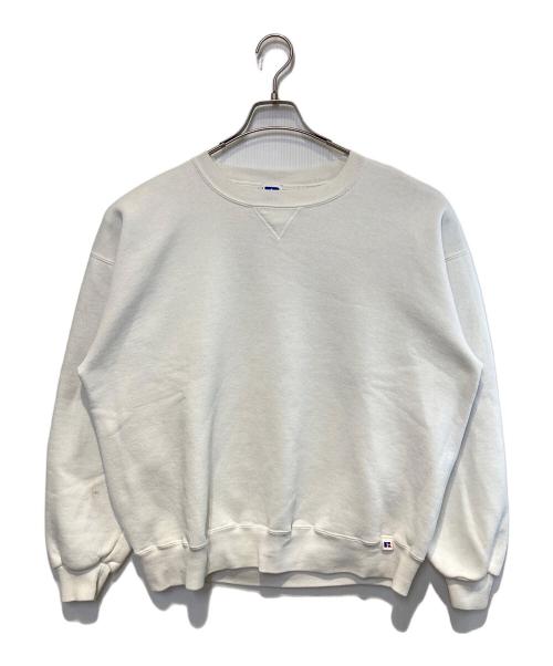 RUSSELL ATHLETIC（ラッセルアスレチック）RUSSELL ATHLETIC (ラッセルアスレチック) ［古着］前Vガゼット裏起毛スウェット ホワイト サイズ:XLの古着・服飾アイテム