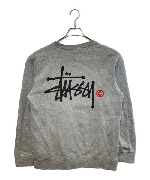 stussy（ステューシー）stussy (ステューシー) ロゴスウェット グレー サイズ:Mの古着・服飾アイテム