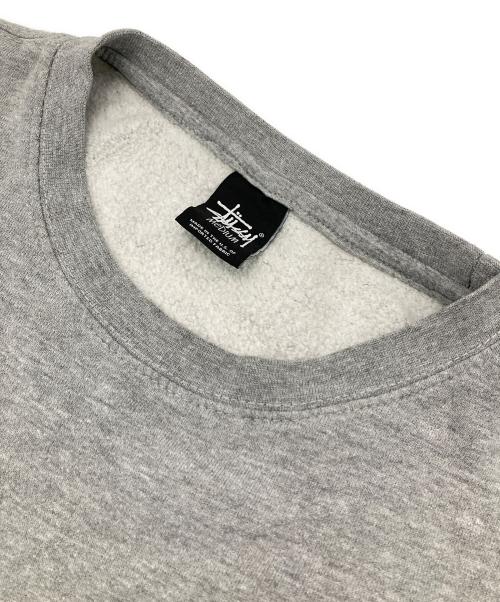 stussy（ステューシー）stussy (ステューシー) ロゴスウェット グレー サイズ:Mの古着・服飾アイテム