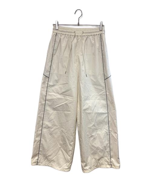 RAY BEAMS（レイ ビームス）RAY BEAMS (レイ ビームス) Wライントラックパンツ アイボリー サイズ:1 未使用品の古着・服飾アイテム