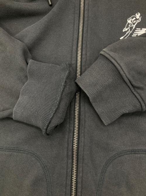 NEW BALANCE（ニューバランス）NEW BALANCE (ニューバランス) French Terry Full Zip Hoodie チャコールグレー サイズ:Sの古着・服飾アイテム