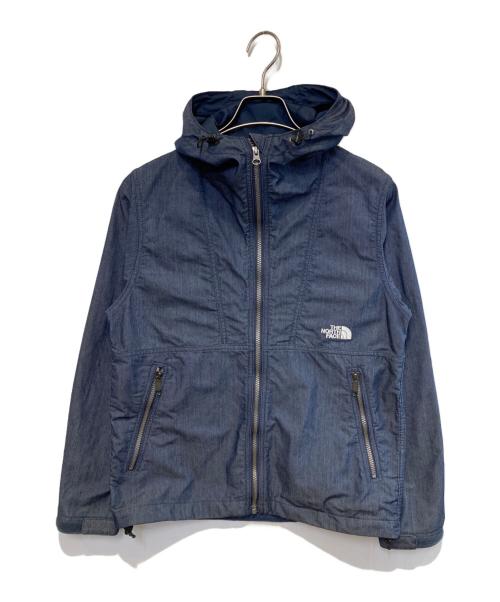 THE NORTH FACE（ザ ノース フェイス）THE NORTH FACE (ザ ノース フェイス) NYLON DENIM COMPACT JACKET インディゴ サイズ:Mの古着・服飾アイテム