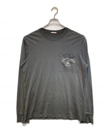 MONCLER（モンクレール）の古着「Long sleeve T-shirt」｜グレー