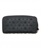 JIMMY CHOOジミーチュウ）の古着「FILIPAラウンドジップウォレット」｜ブラック