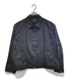 s'yte（サイト）の古着「COTTON TWILL OVERSIZED ZIPPER BLOUSON」｜ブラック