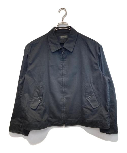 s'yte（サイト）s'yte (サイト) COTTON TWILL OVERSIZED ZIPPER BLOUSON ブラック サイズ:3の古着・服飾アイテム