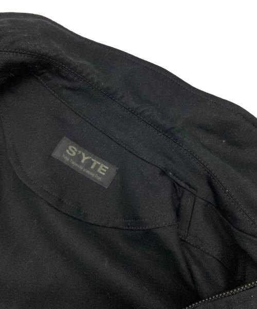 s'yte（サイト）s'yte (サイト) COTTON TWILL OVERSIZED ZIPPER BLOUSON ブラック サイズ:3の古着・服飾アイテム