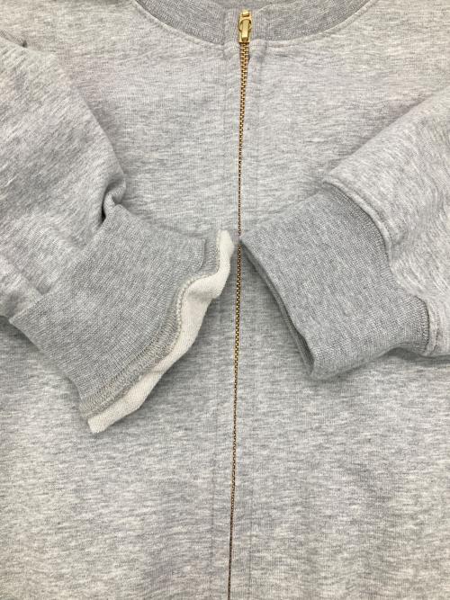 IENA（イエナ）IENA (イエナ) ジップオープン2WAYスウェットプルオーバー グレー サイズ:Free 未使用品の古着・服飾アイテム