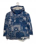 WILD THINGSワイルドシングス）の古着「BANDANNA MIG HOODY」｜ネイビー