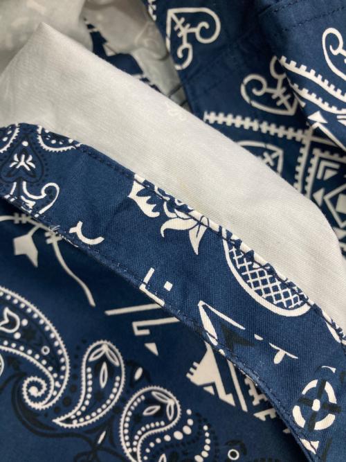 WILD THINGS（ワイルドシングス）WILD THINGS (ワイルドシングス) BANDANNA MIG HOODY ネイビー サイズ:XSの古着・服飾アイテム