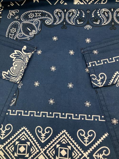 WILD THINGS（ワイルドシングス）WILD THINGS (ワイルドシングス) BANDANNA MIG HOODY ネイビー サイズ:XSの古着・服飾アイテム