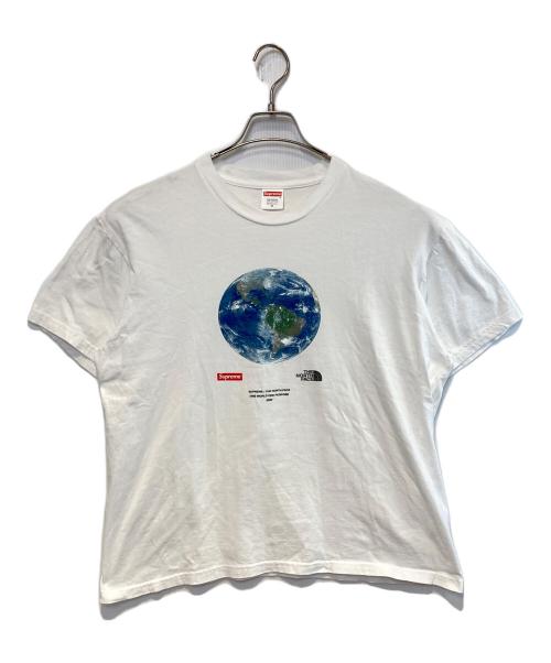 SUPREME（シュプリーム）SUPREME (シュプリーム) THE NORTH FACE (ザ ノース フェイス) One world Tee ホワイト サイズ:Ｍの古着・服飾アイテム
