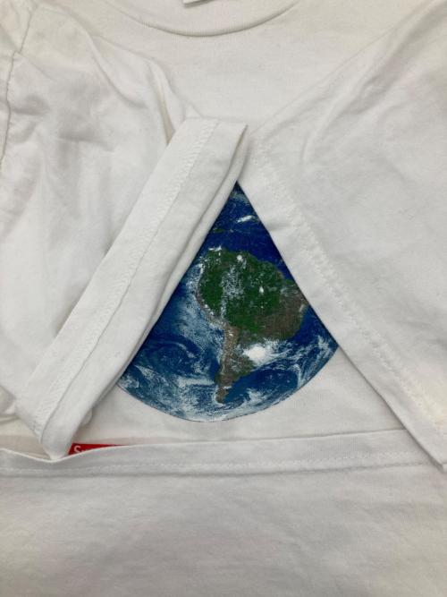 SUPREME（シュプリーム）SUPREME (シュプリーム) THE NORTH FACE (ザ ノース フェイス) One world Tee ホワイト サイズ:Ｍの古着・服飾アイテム