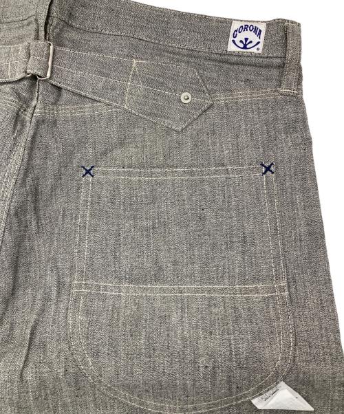 CORONA（コロナ）CORONA (コロナ) シンチバックコットンワークパンツ グレー サイズ:Mの古着・服飾アイテム