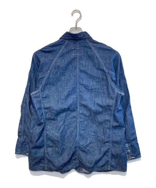 POST O'ALLS（ポストオーバーオールズ）POST O'ALLS (ポストオーバーオールズ) カバーオール インディゴ サイズ:Mの古着・服飾アイテム