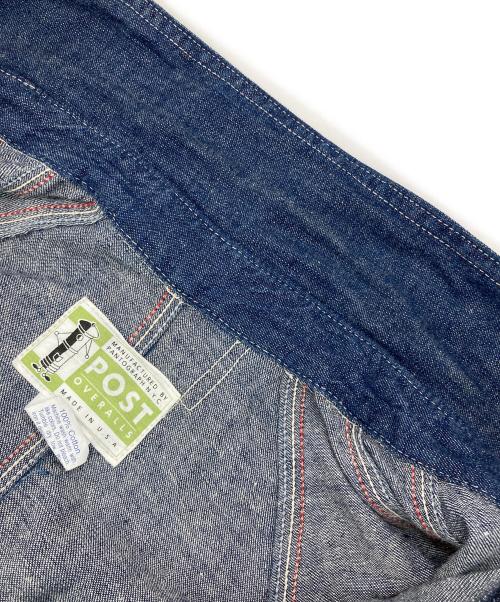 POST O'ALLS（ポストオーバーオールズ）POST O'ALLS (ポストオーバーオールズ) カバーオール インディゴ サイズ:Mの古着・服飾アイテム