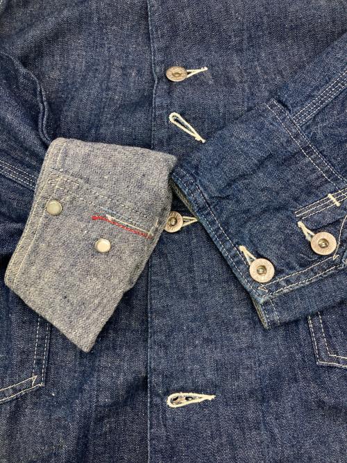 POST O'ALLS（ポストオーバーオールズ）POST O'ALLS (ポストオーバーオールズ) カバーオール インディゴ サイズ:Mの古着・服飾アイテム
