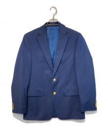 LAUREN RALPH LAUREN（ローレンラルフローレン）の古着「金ボタンテーラードジャケット」｜ネイビー