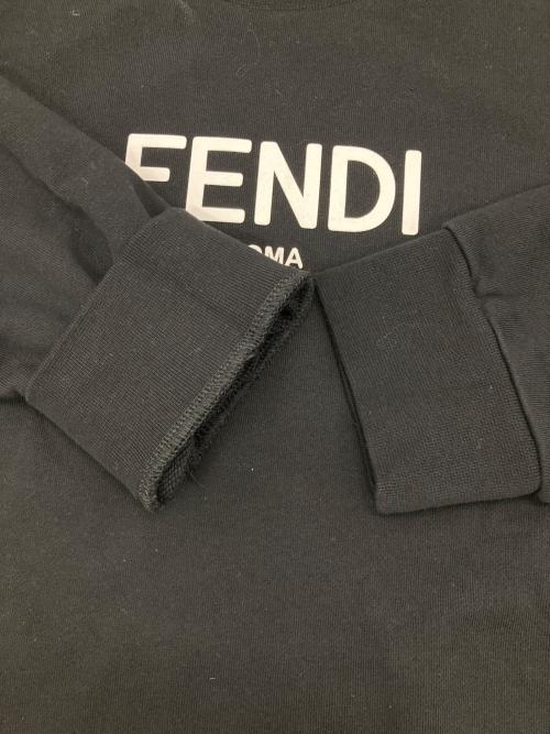 FENDI KID（フェンディ・キッズ）FENDI KID (フェンディ・キッズ) ロゴスウェット ブラック サイズ:12+（キッズ）の古着・服飾アイテム