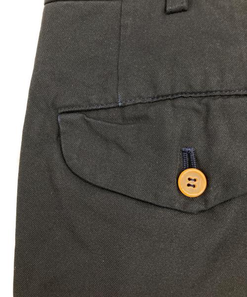 COMME des GARCONS HOMME PLUS（コムデギャルソンオムプリュス）COMME des GARCONS HOMME PLUS (コムデギャルソンオムプリュス) ポリ縮絨スラックス ネイビー サイズ:XSの古着・服飾アイテム