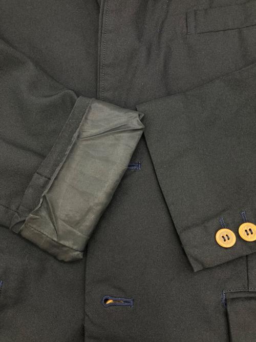 COMME des GARCONS HOMME PLUS（コムデギャルソンオムプリュス）COMME des GARCONS HOMME PLUS (コムデギャルソンオムプリュス) ポリ縮絨2Bジャケット ネイビー サイズ:XSの古着・服飾アイテム