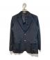 COMME des GARCONS HOMME PLUS（コムデギャルソンオムプリュス）の古着「ポリ縮絨2Bジャケット」｜ネイビー
