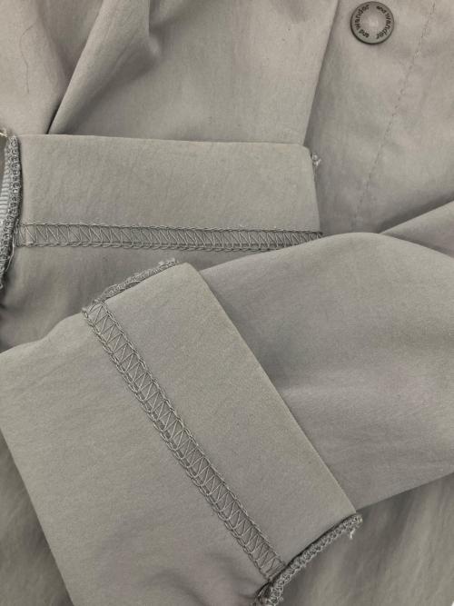 and wander（アンドワンダー）and wander (アンドワンダー) fleece base shirt グレーの古着・服飾アイテム