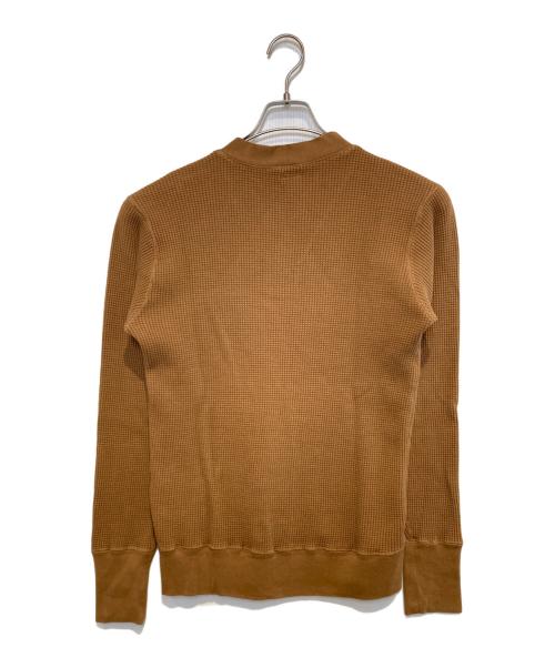 Healthknit（ヘルスニット）Healthknit (ヘルスニット) サーマルカットソー ブラウン サイズ:Mの古着・服飾アイテム