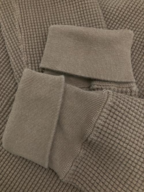 Healthknit（ヘルスニット）Healthknit (ヘルスニット) サーマルカットソー ブラウン サイズ:Mの古着・服飾アイテム